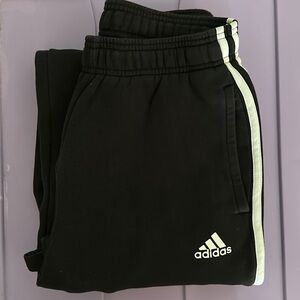 adidas black flare sweatpants